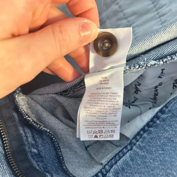 Boden Bude Pants Womens Size 10 Regular Light Vintage Jeans High Rise Trouser - Picture 10 of 10